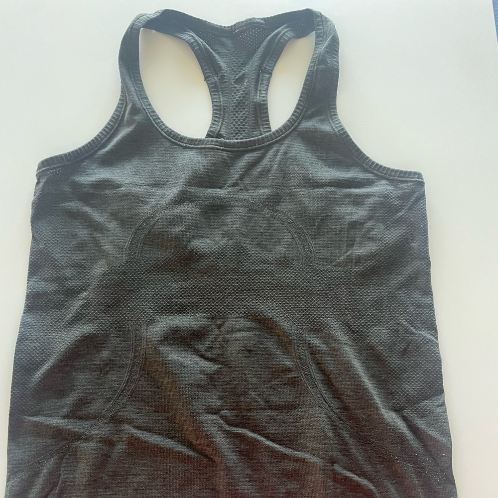 Lululemon dark army green Tank Top